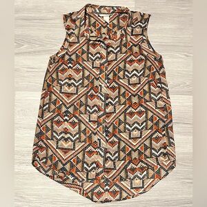 Patterned Blouse- size 2
